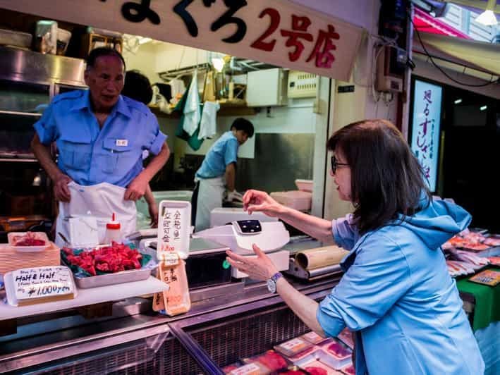 Tokyo : visite du marché aux poissons de Tsukiji avec dégustation de sashimi frais