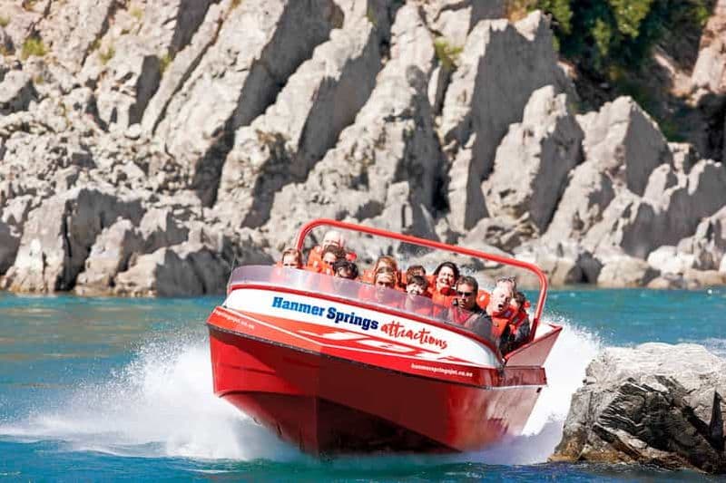 Hanmer Springs : Combinaison Jet Boat et saut à l'élastique