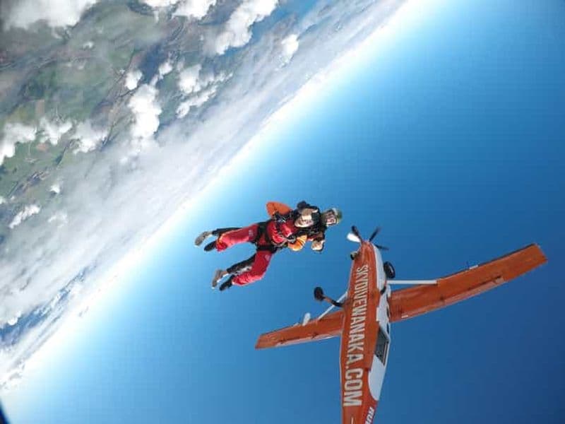 Wanaka : Saut en parachute en tandem