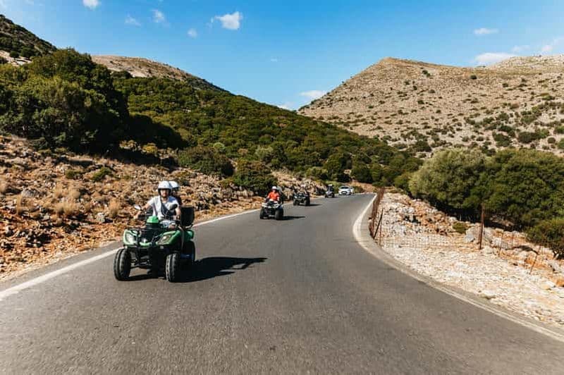 Crète : Excursion en quad hors route dans les villages avec transferts à l'hôtel