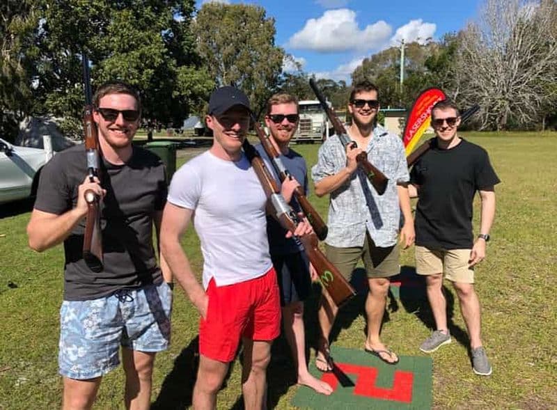 Byron Bay : expérience de tir au pigeon d'argile laser