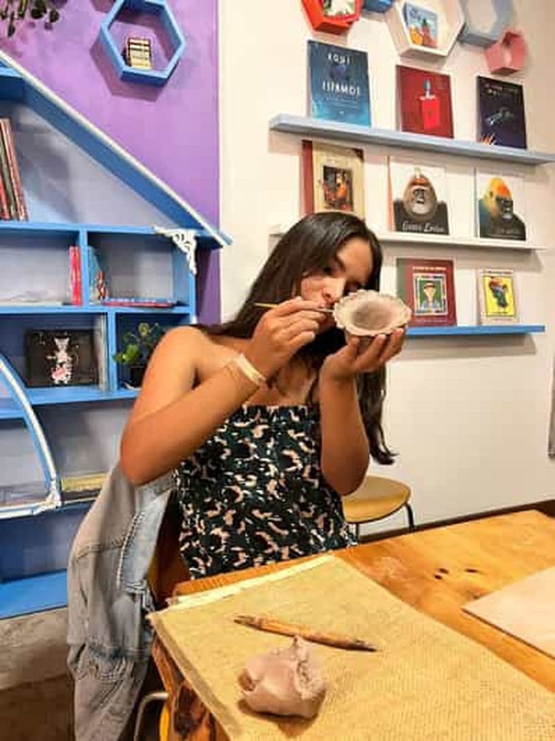 Bogota : Expérience de peinture sur céramique et boissons