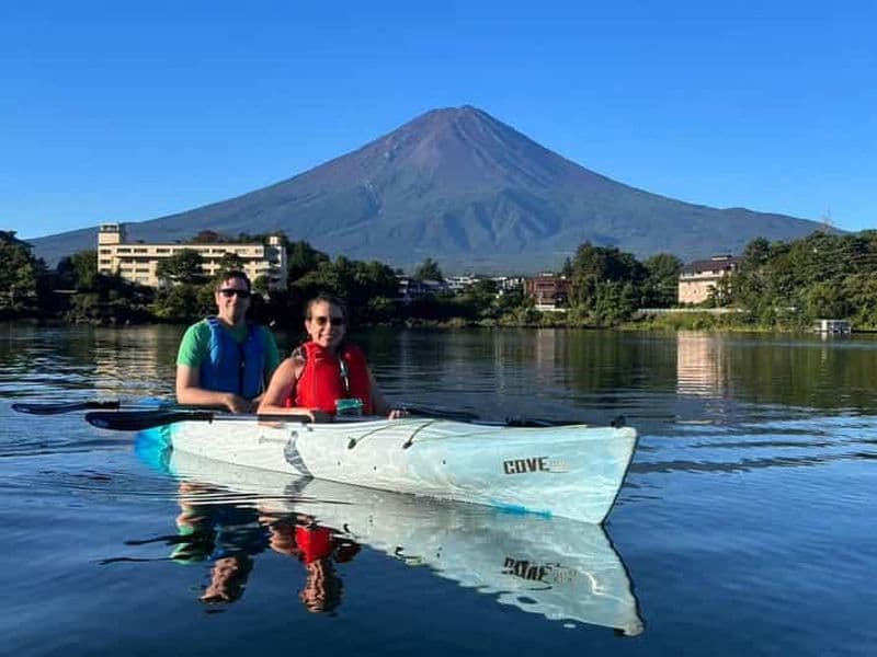 Excursion matinale en kayak avec vue sur le Mont Fuji