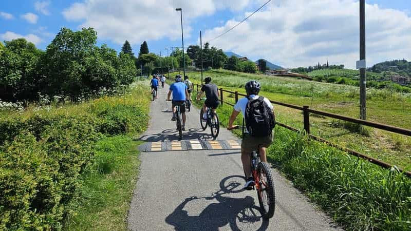 Moscato di Scanzo : Visite en vélo électrique avec dégustation de vins