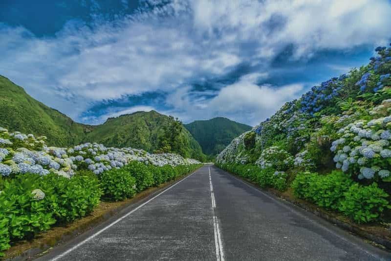 São Miguel : randonnée au lac Fogo avec les sources thermales de Caldeira Velha
