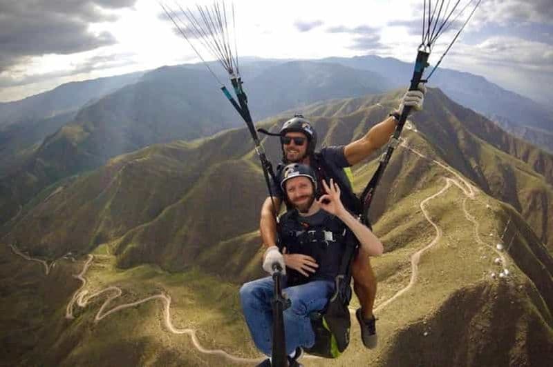 Mendoza : vol prolongé en parapente avec photos et vidéo