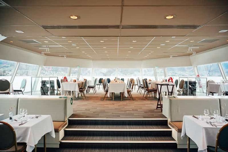 Dîner-croisière sur le lac d'Annecy : Menu Libellule