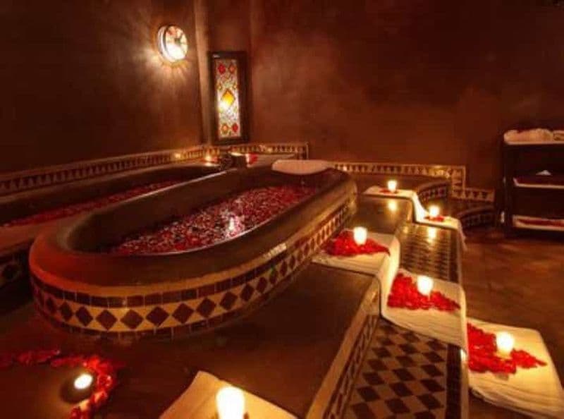 Marrakech : Hammam traditionnel et massage avec transferts à l'hôtel