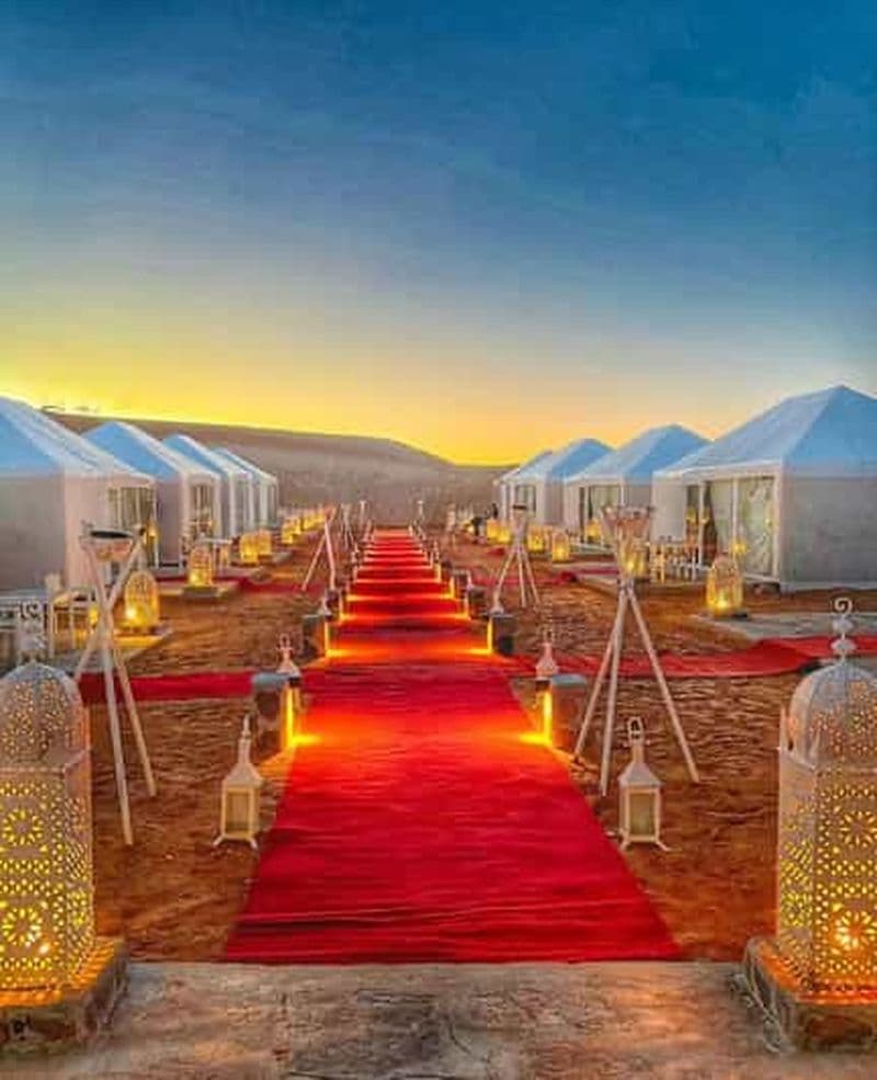 Marrakech : circuit de luxe de 3 jours à Merzouga avec option chameau et quad