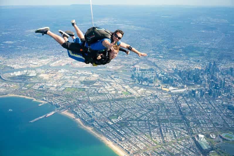 Melbourne : Saut en parachute en tandem au-dessus de la plage de St. Kilda