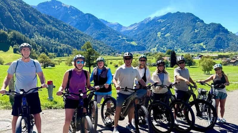Découvrez Interlaken – Visite en Vélo Électrique : Lacs, Ruines et Vues