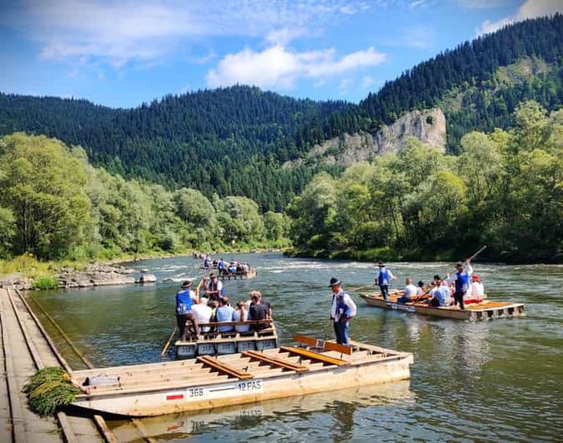 Cracovie : Rafting sur la rivière Dunajec et visite privée de la ville de Zakopane