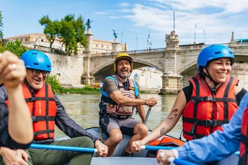 Billet Rome : Rafting urbain sur le Tibre avec pizza romaine