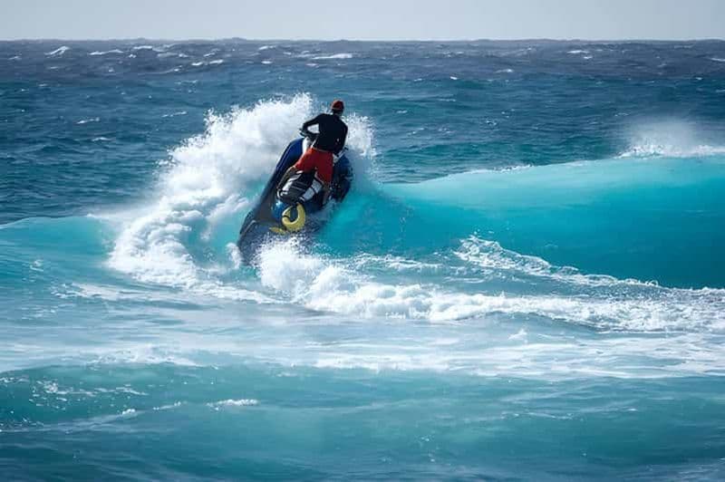 Agadir/Taghazout : aventure en jet ski sur la côte avec transfert