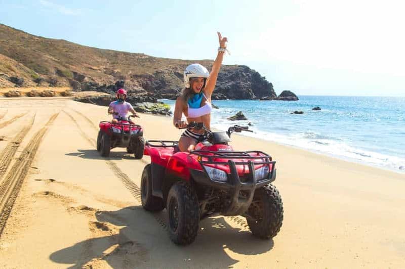 Cabo San Lucas : excursion en quad sur la plage et dans le désert avec dégustation de tequila
