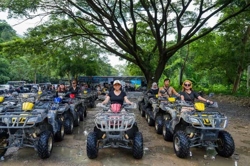Bangkok : cascades de Nakhon Nayok, aventure en quad et barrage