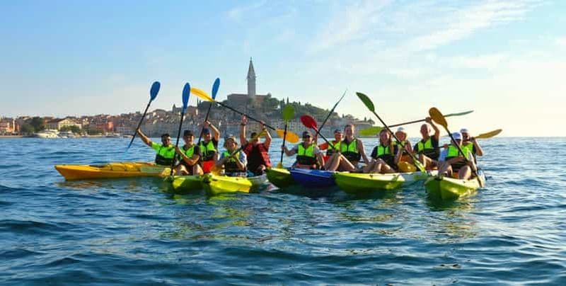 Rovinj - Excursion incroyable en kayak, plongée avec tuba, boisson gratuite et photos