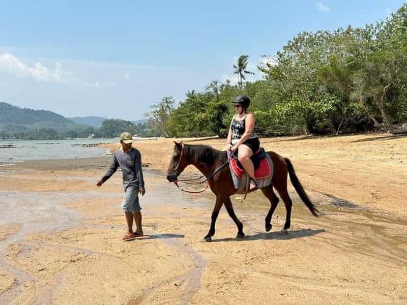 Billet Krabi : Excursion d'une journée en kayak et à cheval au Crystal Lagoon