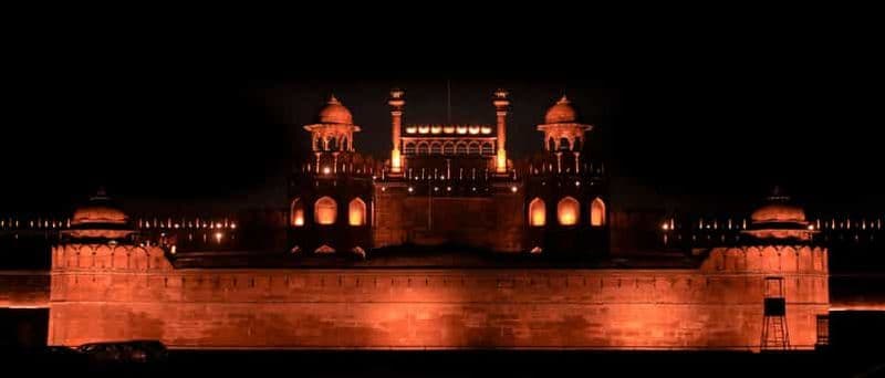 Spectacle son et lumière du Fort Rouge avec visite à pied de Old Delhi