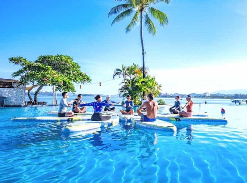 Kota Kinabalu : hôtel 5 étoiles Shangri-La Tanjung Aru SUP Yoga