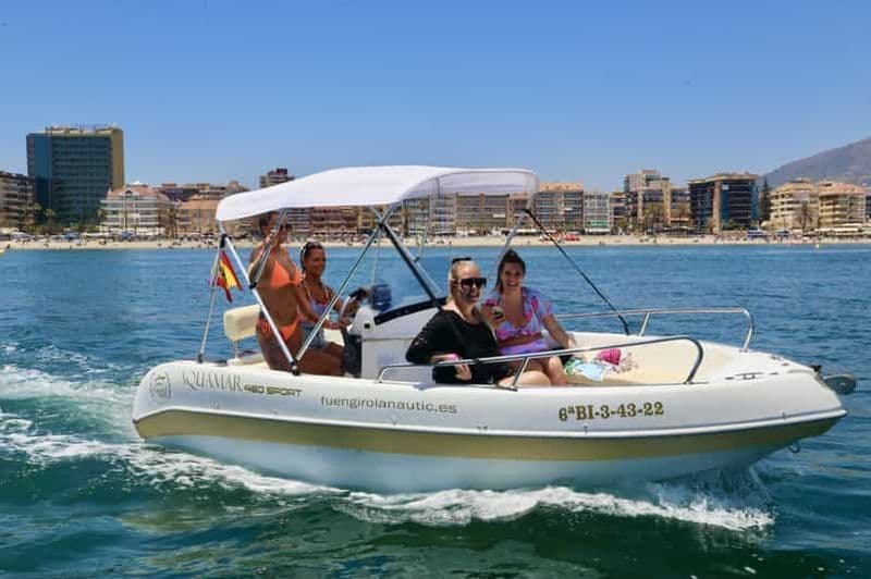 Fuengirola : Location de bateau de 1 à 4 heures - Pas de permis nécessaire