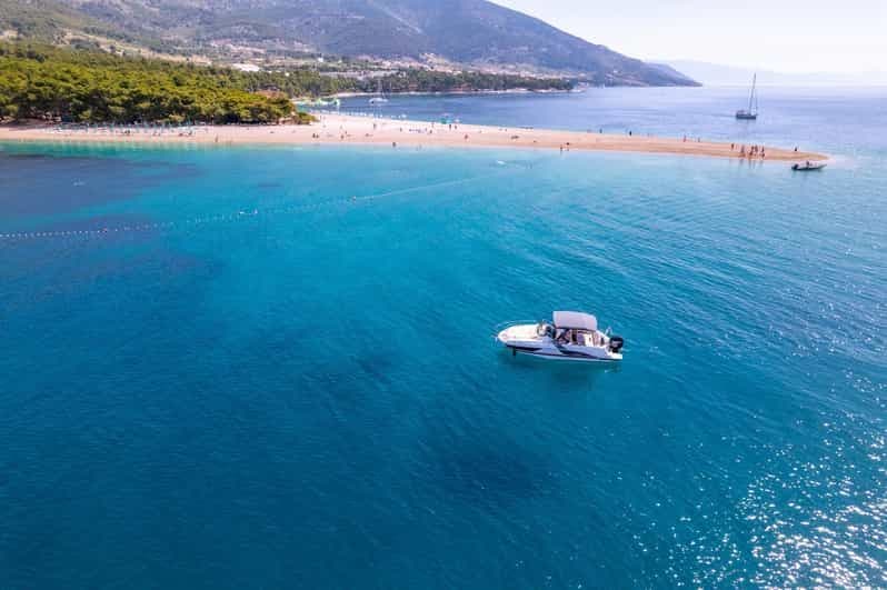 Makarska : Excursion en Hors-bord sur 3 Îles, Corne d'Or et Lagon Bleu