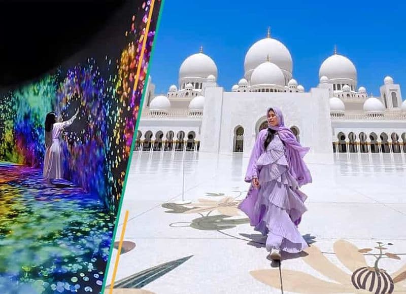 Au départ de Dubaï : visite de la ville d'Abu Dhabi avec l'expérience teamLab