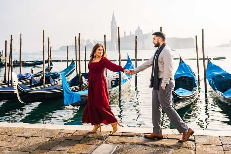 Venise : Photoshoot sur la Piazza San Marco et les canaux