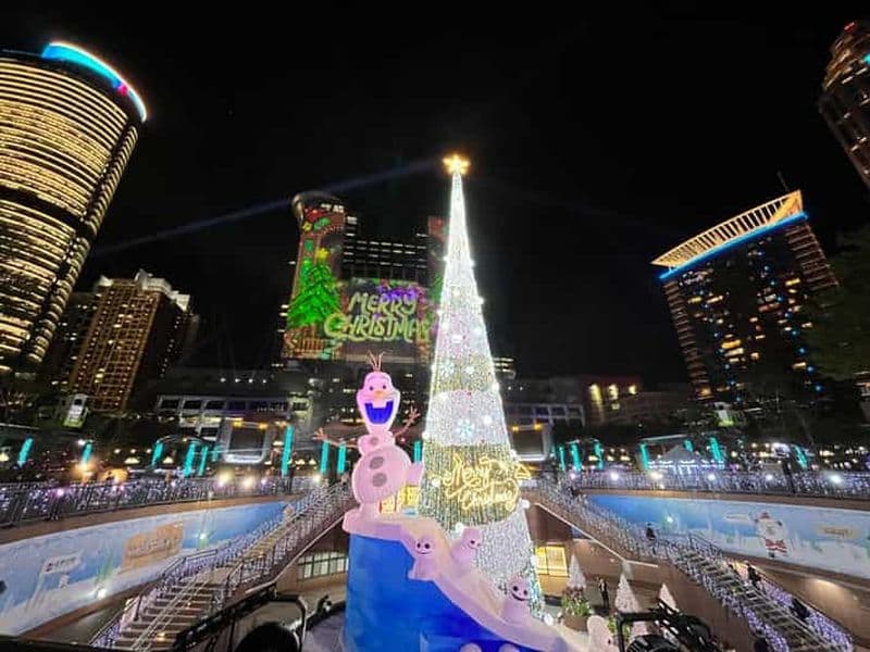 Billet Taipei : Photographie de Noël à pied et visite des magasins