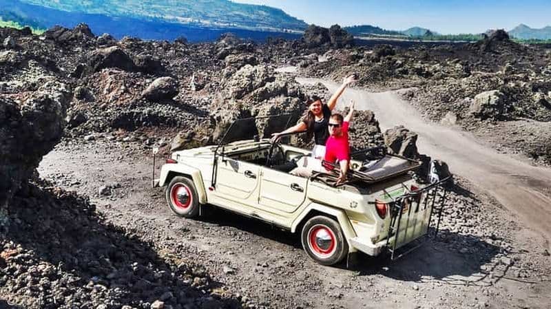 Bali/Mont Batur : safari en VW classique et source chaude