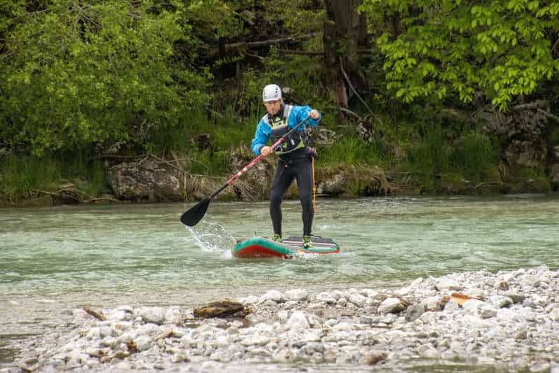 SUP Tour sur la rivière Isar près de Munich