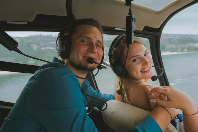 Aéroport DPS : Transfert en hélicoptère vers Nusa Penida/les îles Gili