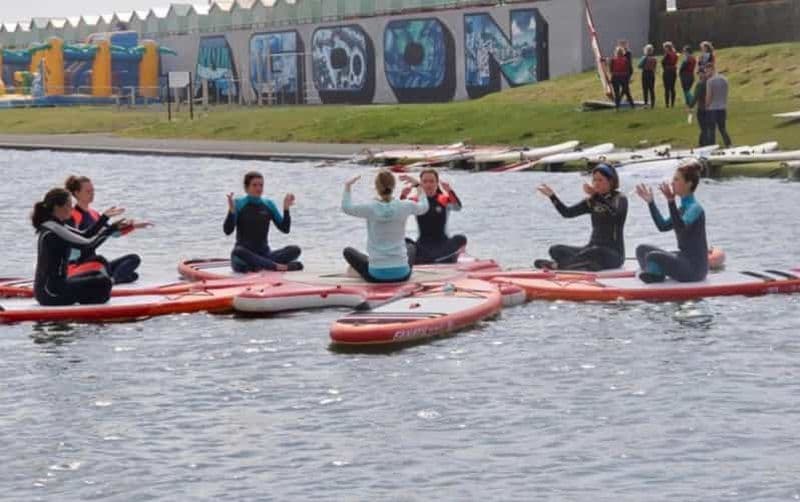 Hove : cours de yoga sur paddleboard à Hove Lagoon