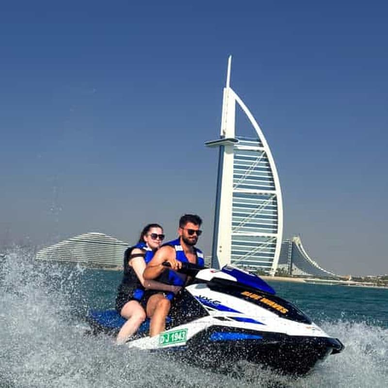 Billet Aventure en jet-ski à Dubaï jusqu'au Burj Al Arab + photos et vidéos
