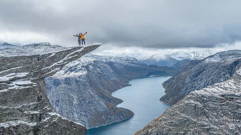 Trolltunga Randonnée d'automne Go Viking
