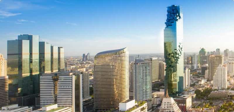 Bangkok : Mahanakhon Skywalk Sunset Ticket avec photo