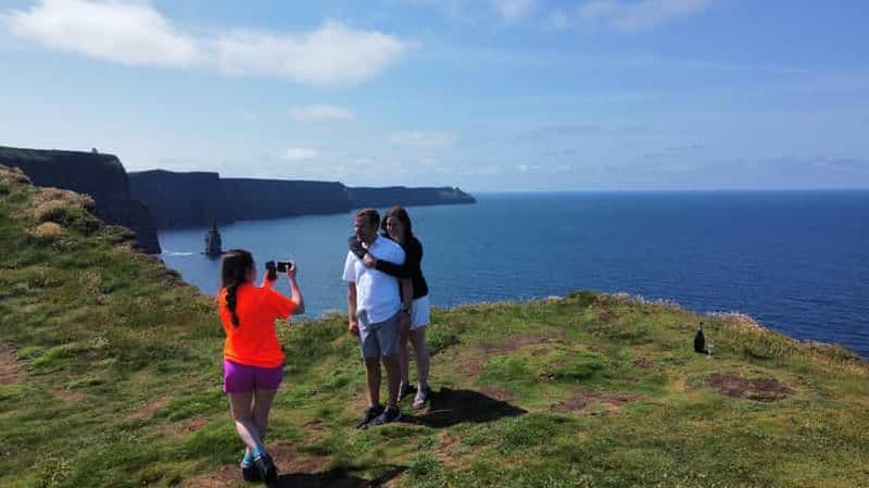 Depuis Galway : Promenade guidée sur la côte des falaises de Moher