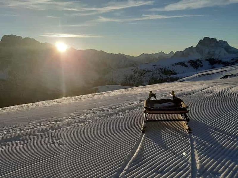 Billet Dolomites : descente en luge et déjeuner aux Tre Cime di Lavaredo
