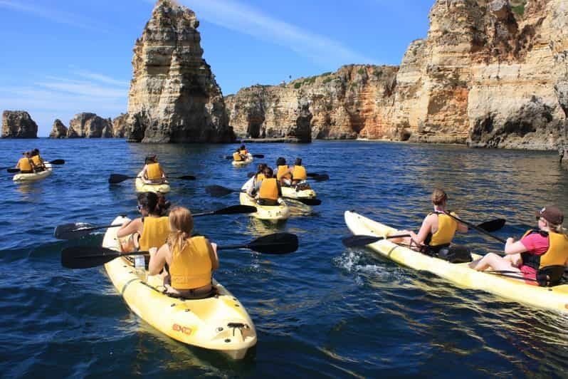 Depuis Lagos : Côte de l'Algarve et grottes en kayak