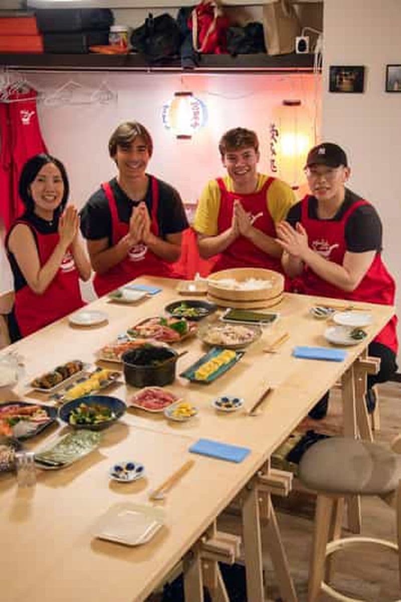 Tokyo : Cours de cuisine de type Izakaya avec dégustation de saké