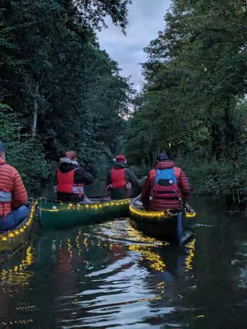 Excursion en canoë de Noël sur le canal de Cromford