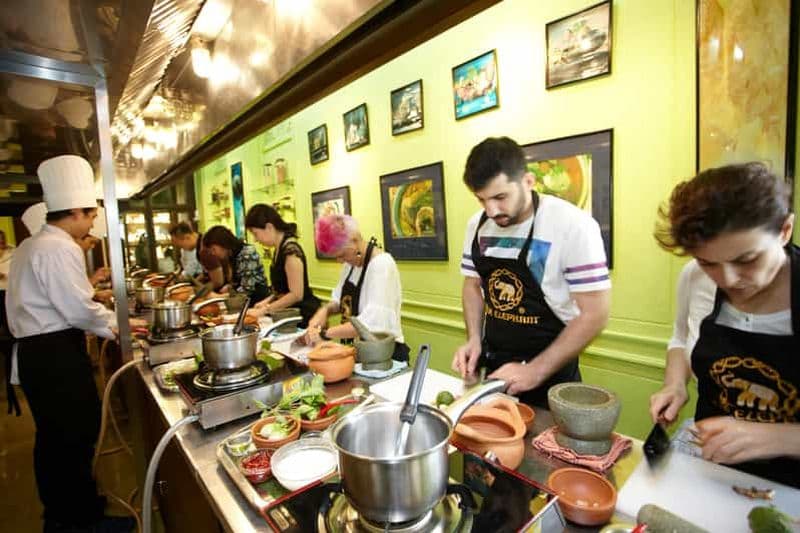 Bangkok : Cours de cuisine thaïlandaise à l'Eléphant Bleu