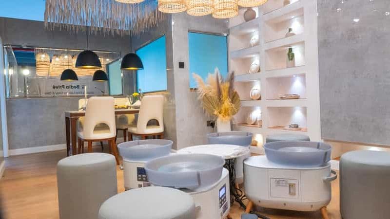 Uniquement à Dubaï : activité pour les couples et les familles - Argile et dîner de luxe