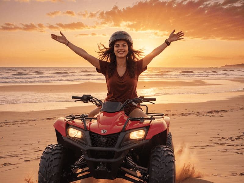 Billet Hurghada : Randonnée matinale en quad, balade à dos de chameau et transfert.