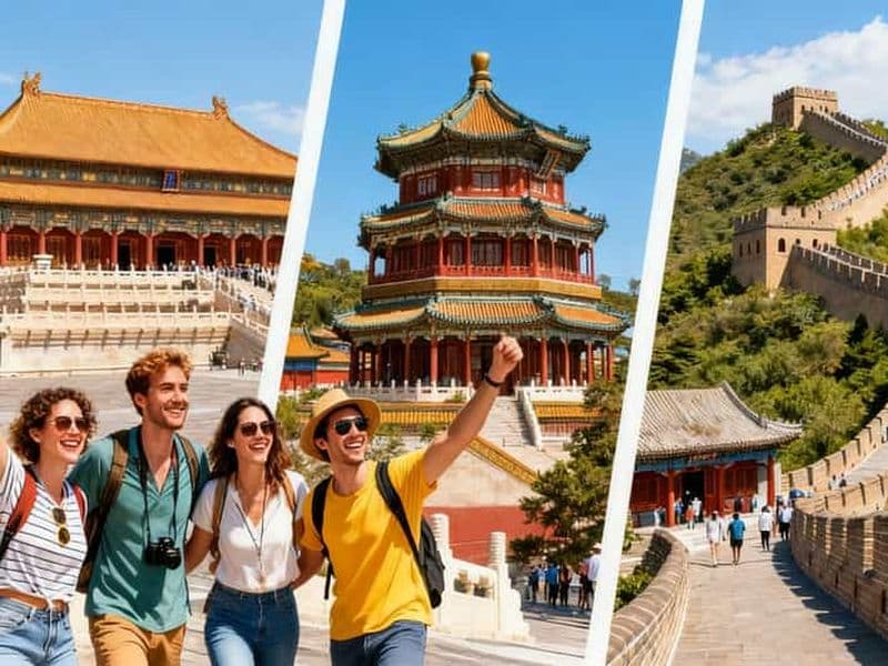 Billet Pékin : visite d'une journée de la Grande Muraille de Mutianyu et du Palais d'Été