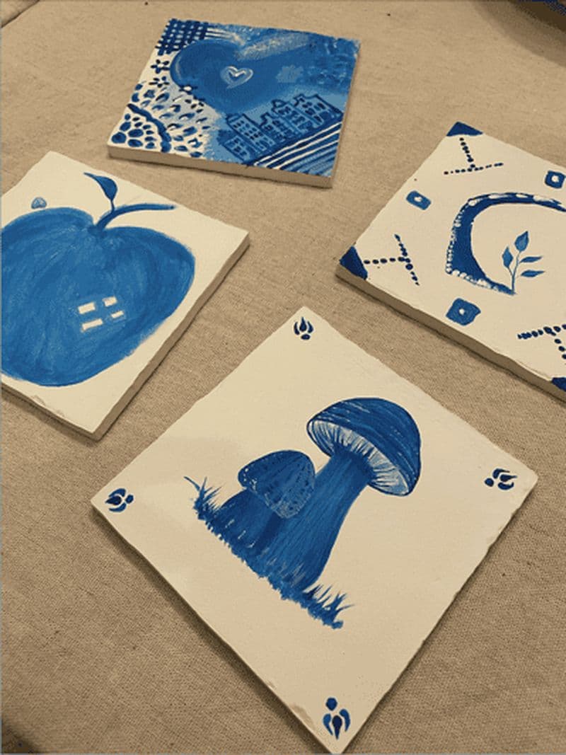 Amsterdam : Atelier de peinture traditionnelle sur carreaux hollandais