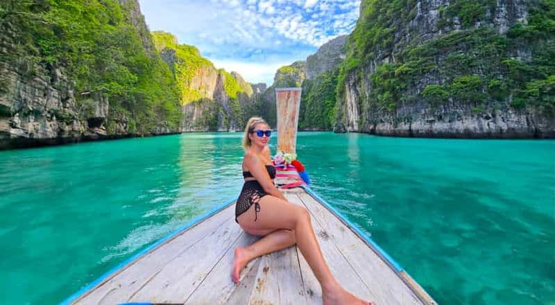 Billet Phi Phi : Bateau à longue queue privé vers Maya Bay avec plongée en apnée