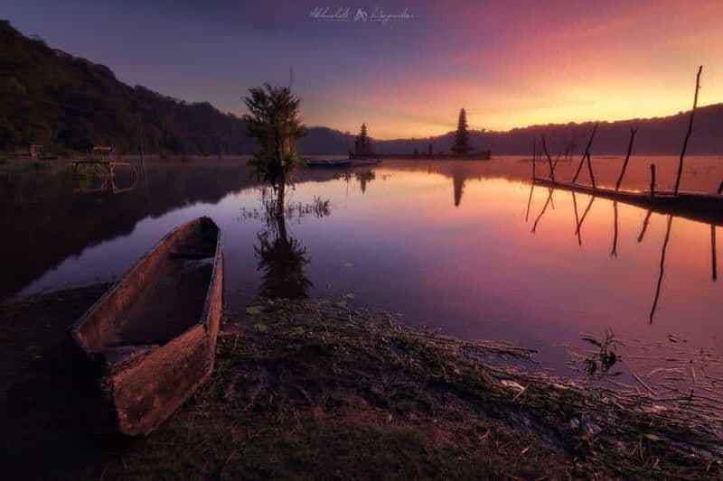 MUNDUK : Canoë sur le lac Tamblingan et excursion au lever du soleil