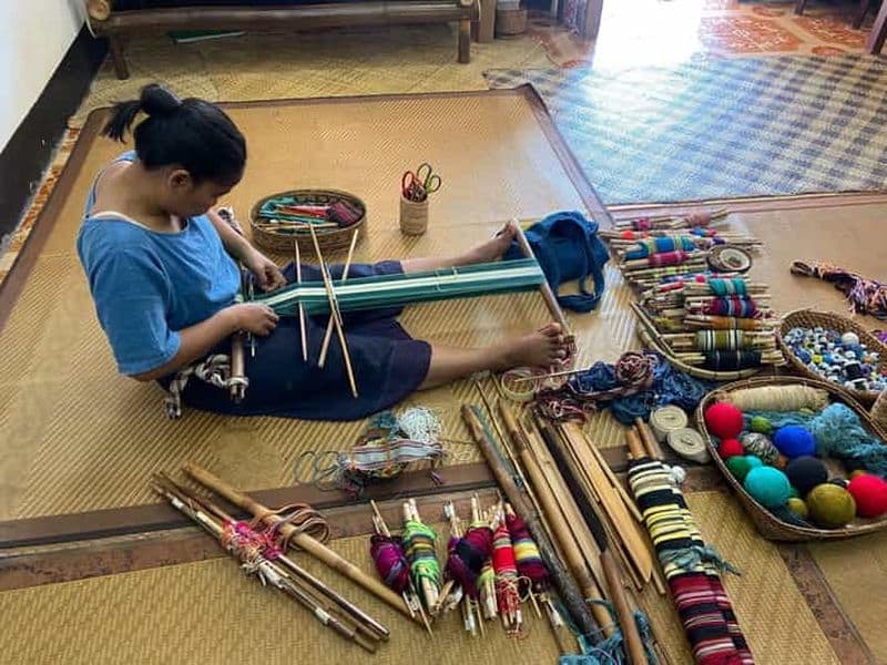 Luang Prabang : Atelier de tissage - demi-journée