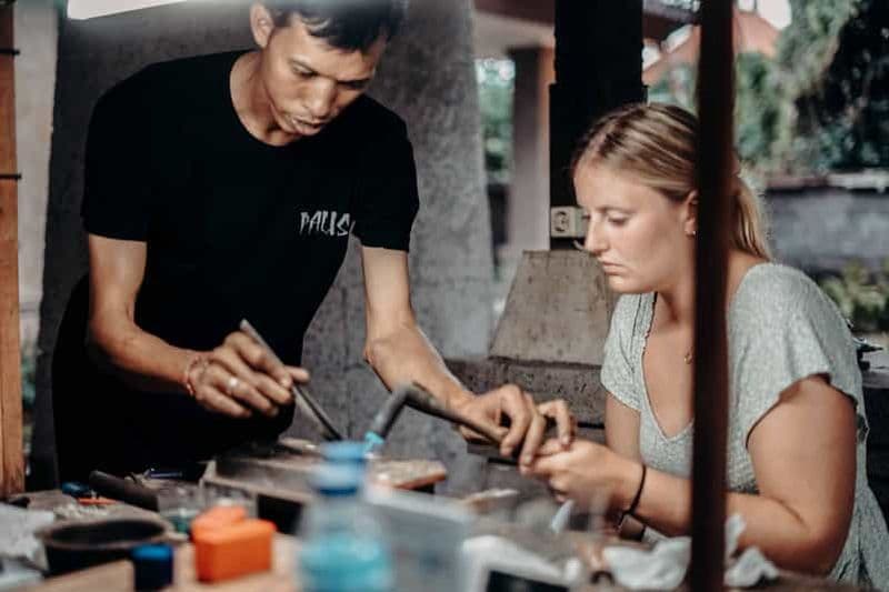 Ubud : Cours de 2 heures pour fabriquer vos propres bijoux en argent